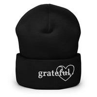 grateful . heart beanie SS1