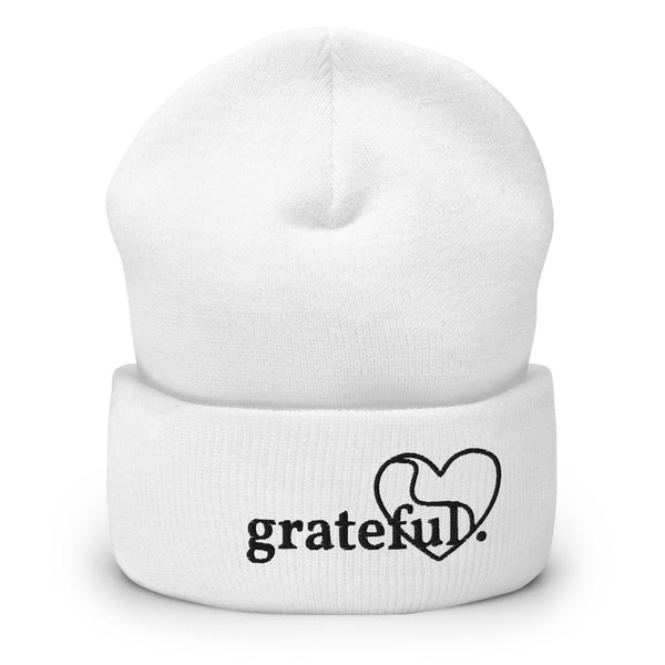 grateful . heart beanie SS2